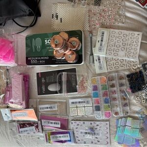 Nail Art Supplies Kit with Assorted Colors